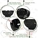 FRLEDM Melamine Bowls-13.2 Ounce for Cereal,Noodle,Soup,Salad,Fruit-Matte black