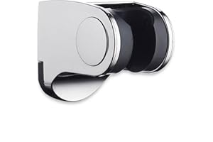 Wall Mount Handheld Shower Head Bracket Adjustable Angle Bathroom Shower Head Holder ABS Shower Head Mount with Screws Card S