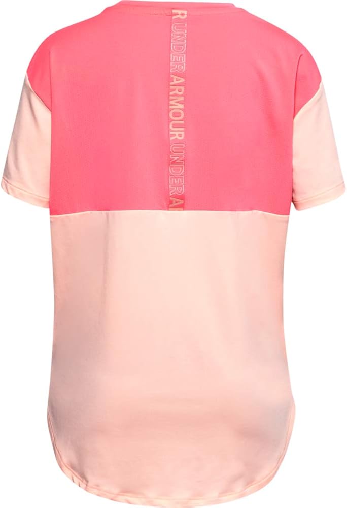 Under Armour Girls' HeatGear Armour Short Sleeve T-Shirt: Clothing