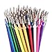 Glitter Gel Pen Refills by Color Technik, Set of 80 Glitter and Neon Glitter, No Duplicates, 40% More Ink than Standard Refills. Large Glitter Refill Set on Amazon, Non-Toxic, Acid-Free, Lead-Free