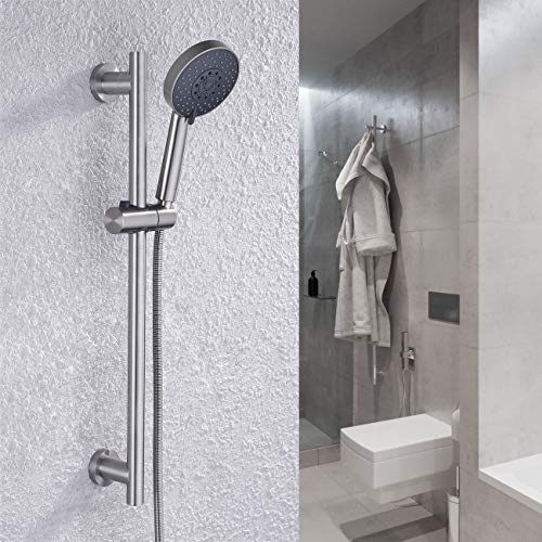 KES Slide Bar with Handheld Shower Head Hand Shower Hose Holder