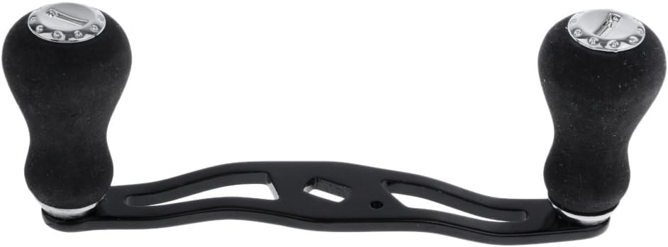 Amazon Sharprepublic 釣りリール 左右ハンドル ノブ付き 滑り止め フィッシングリールハンドル アルミ合金製 キャスティング リール用 取り付けキット付き Sharprepublic スピニングリールパーツ