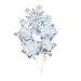 Glistening Snowflakes  Balloon Bouquet primary