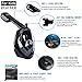 TriMagic Full Face Snorkel Mask for Kids 180° Panoramic Larger Viewing Area Diving Mask for Easier Breathe - GoPro Compatible with Anti-Fog and Anti-Leak(2017 Advanced Version)