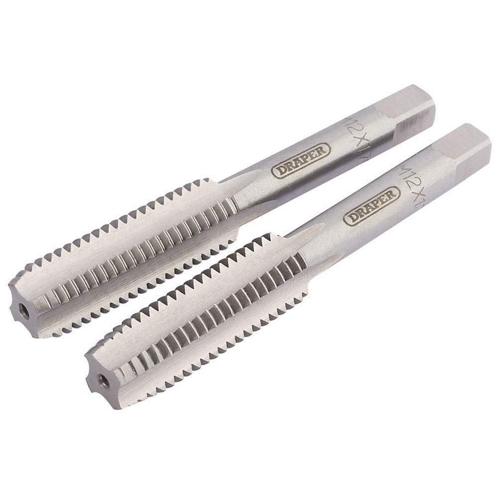 Draper 83802 12mm Coarse Hand Taps Taper and Plug