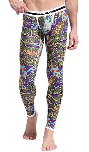 ARCITON Men s Low Rise Leggings Long Johns Thermal Pant US M/with Tag L(Waist: 33"- 35") 4005CKUDark Green