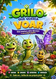 Livro O GRILO QUE QUERIA VOAR