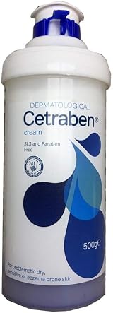 Cetraben Emollient Cream Pump Dispenser 500g x 3 Bundle