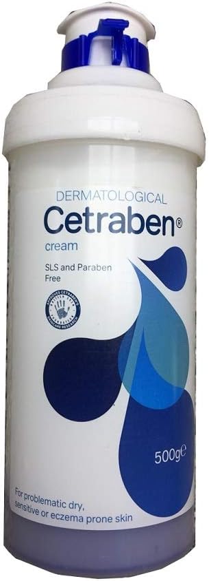 Cetraben Emollient Cream Pump Dispenser 500g x 3 Bundle