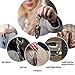 BUYESBOX Compact Key Organizer Leather Keychain Pocket Smart Key Holder Real Leather Secure Locking Mechanism Key Chain up to 10 Keys & Tools 16GB USB Memory