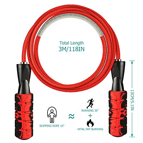 Professional Jump Rope Workout, Overstriking Weighted Ball Bearing
