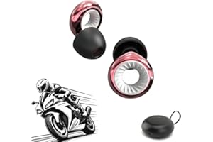Motorcycle Ear Plugs for Sleeping, Comforts Soft Silicone EarPlugs with 4 Tips, 25~30dB Noise Cancelling Ear Plugs, Reusable 
