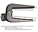 WINGO Wide Guitar Capo Fit for Acoustic Classical Electric Guitars, Bass, Mandolin, Banjos, Ukulele, Black