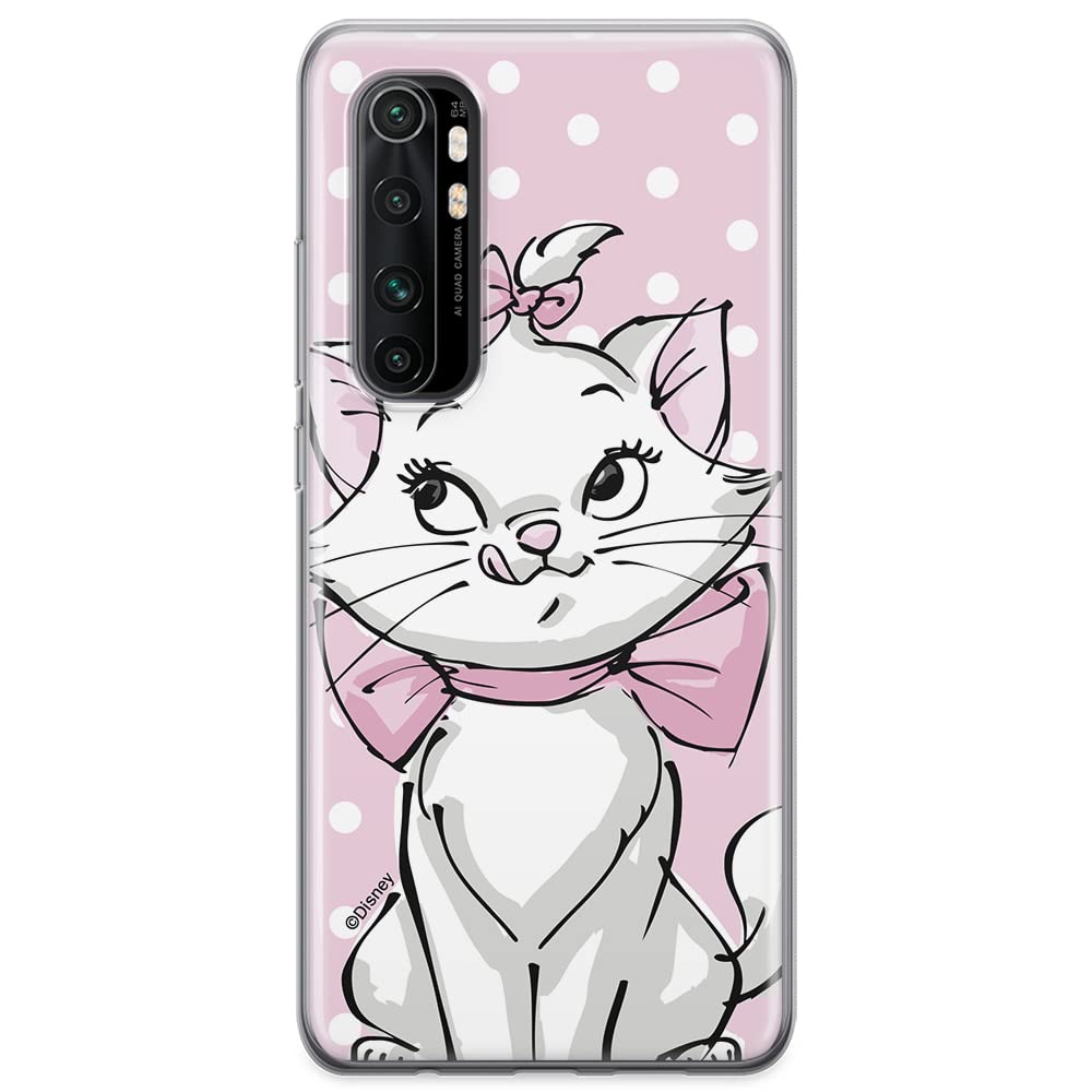 ERT GROUP mobile phone case for Xiaomi MI NOTE 10 Lite original and officially Licensed Disney pattern Marie 002 optimally adapted to the shape of the mobile phone, case made of TPU