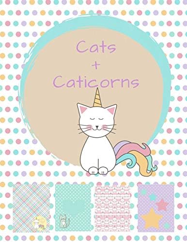 Cats and Caticorns: Sticker Album and Scrapbook