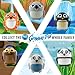 GOgroove Portable Stereo Speaker Music Player with Panda Animal Design & Built-in 3.5mm Cord
