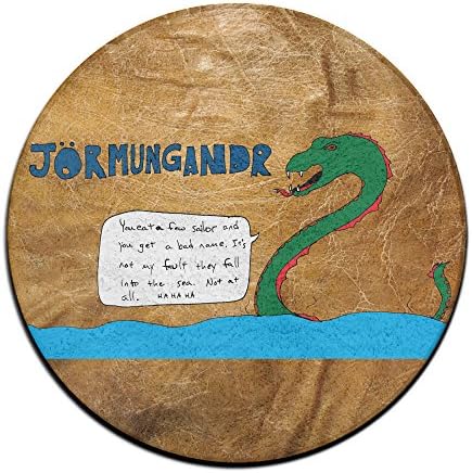 Sea Serpent Pretty Imports Decor Synthetic Round Shells Door Mat