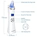 [Upgraded] Blackhead Remover, Meiyou USB Rechargeable Comedo Suction Extractor with LED Display, Facial Vacuum Pore Acne Cleaner, Blue