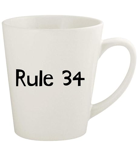 Rule 34-12oz Ceramic Latte Coffee Mug Cup, White in Dubai - UAE | Whizz  Glassware & Drinkware