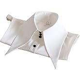 Elegtiskas Detachable Dickey Collar Blouse Half Shirt False Collar for Women and Girl