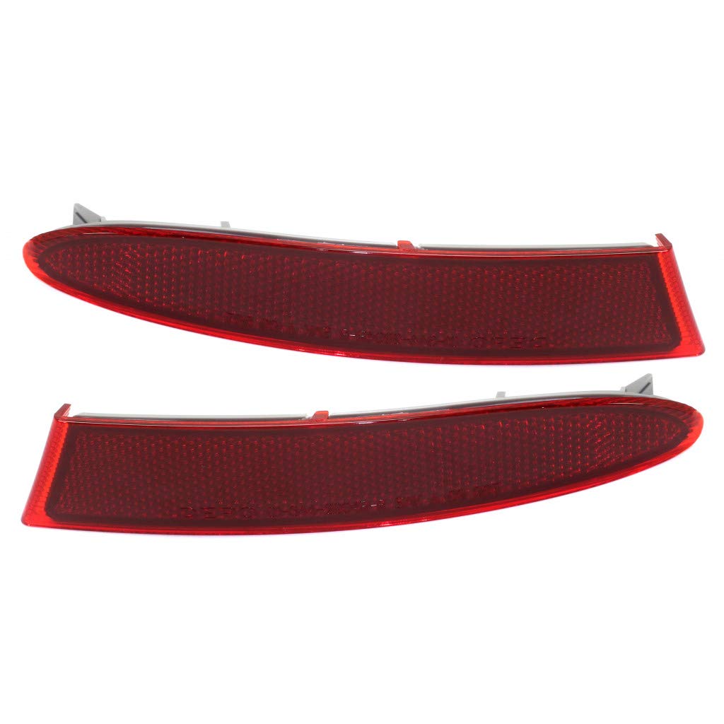 thumbnail image 2 of Rear Bumper Reflector Set For 2011-2017 BMW X3 CAPA 63147217315 2 of 9