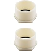 YHXiXi 2PCS 2 Inch Shower Drain Adapter with Rubber Gasket Threaded Coupler Height Adjustable Suitable for Linear and Square Drainage Pipe