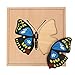 LEADER JOY Elite Montessori Nature Materials Butterfly Puzzle for Early Preschool Learning Toy