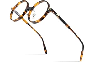 HEPIDEM Acetate Men Vintage Round Optical Glasses Frame Spectacles Optical Eyeglasses Zolman