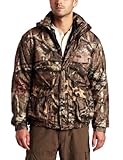 Yukon Gear Men's Mossy Oak 3N1 Insulated Parka Jacket, Mossy Oak Break-Up Infinity, Large