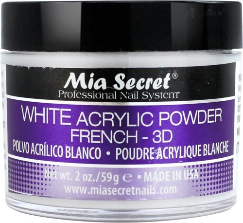 Mia Secret Professional Cover White Acrylic Power (2oz)