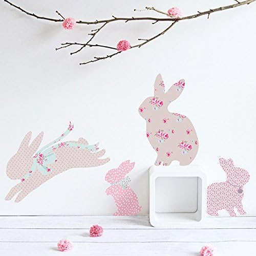 Bunny Fabric Wall Decals