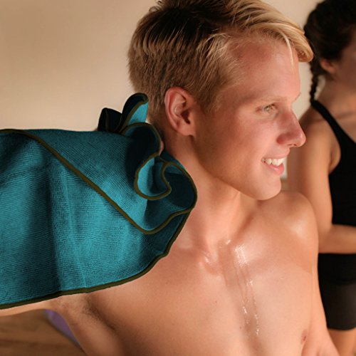 Cush Yoga Hand Towel - Ultra-Thick Microfiber Yoga Hand Towel - 600 gsm Ultra Thick for Bikram - Mat Size Yoga Towels Also Available - 16" x 25" - Thumbnail 2