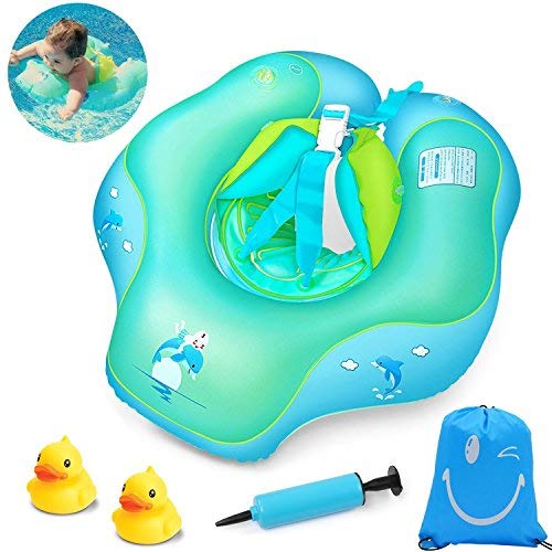 Baby Swimming Float Ring Inflatable Swimming baby Waist Inflatable Floats Swimming Pool for Bathtub and Pools Swim Trainer of 3-30months