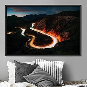 signwin Framed Canvas Wall Art Light Exposure Colorful...