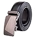Riccho Men's Genuine leather Ratchet automatic Buckle Belt 1.3