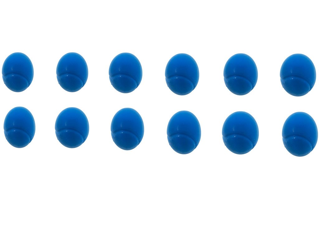 E-Deals 70mm Soft Tennis Balls - Pack of 12 Blue