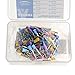 AZDENT® Dental Colorful Nylon Bowl Polishing Prophy Brushes Flat Type 100pcs/Box
