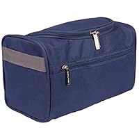TravelMore Hanging Travel Toiletry Bag Organizer & Bathroom Hygiene Dopp Kit with Hook for Traveling Accessories Toiletries Bathroom Shaving & Makeup for Men and Woman - Blue