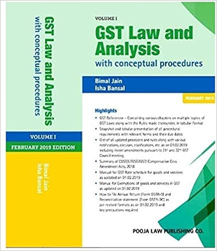 GST Law and Commentary with Analysis and Procedures