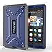 Fire HD 6 Case - Poetic Fire HD 6 Case [Revolution Series] - [Heavy Duty] [Dual Layer] Complete Protection Hybrid Case with Built-In Screen Protector for Amazon Kindle Fire HD 6 Cobalt (3 Year Manufacturer Warranty From Poetic)