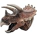 Gemini&Genius Triceratops Dinosaur Hand Puppets Large Soft Rubber Realistic Funny & Scared Dino Head Hand Puppets Home, Stage and Class Role Play Toy for Kids and Toddlers