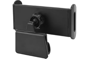 Rear Phone Holder Mount 360° Rotatable Black Car Headrest Tablet Stand Replacement for Y,Black