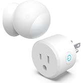 Wireless Motion Sensor Outlet with Timer, Plug-N-Play PIR Motion Activated Switch, Indoor Motion Detector for Lights &amp; Exhaust Fan (110V-120V) of Bathroom, Garage, Laundry Room