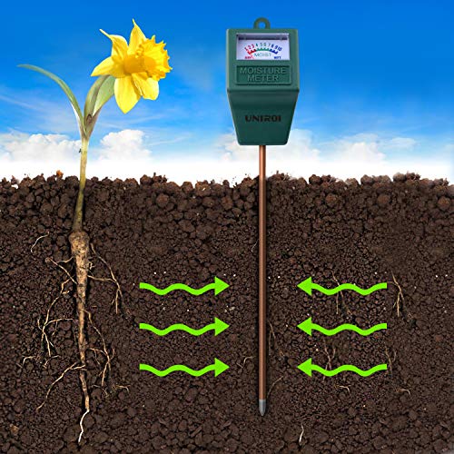 UNIROI Soil Moisture Meter Indoor & Outdoor for Garden, Farm, Lawn Plants UKP02