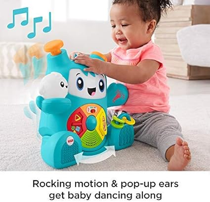 dancing blue rocket toy