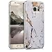 kwmobile Crystal Case Cover for Samsung Galaxy S7 edge TPU silicone IMD design protective case - soft mobile cover Design marble