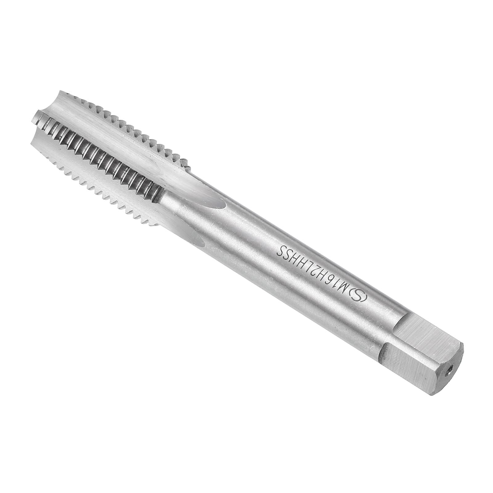 CoCud Thread Milling Taps, Metric M16 x 2 Thread H2, High Speed Steel Machine 4 Straight Flutes Left Hand Screw Threading - (Applications: for Tapping Drilling Machine), 1-Piece — image 1
