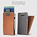 Distil Union Wally Micro - Slim Reversible Card Sleeve with Pull-Tab Access, 10 Card Capacity, RFID Blocking - Genuine Full Grain Leather Wallet
