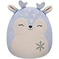 Squishmallow 8" Farryn Purple Fawn with Snowflake Little Plush