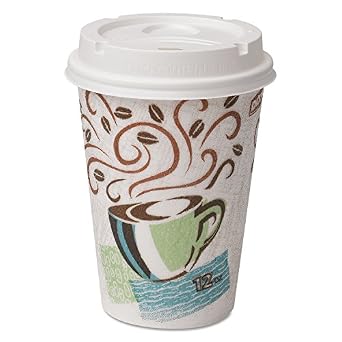 dixie hot beverage cups with lids 20 oz 20 ct